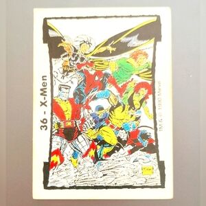 1990 Spider-Man Comic Images Marvel Todd McFarlane Series 2 X-Men #36 Spiderman